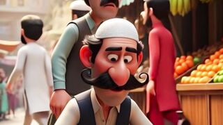 Beggar Opens Second Branch ???? | Pixar Style Funny Short | #shorts #ai #cartoon