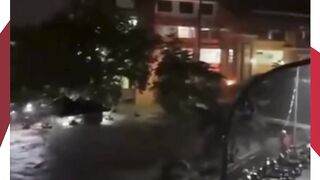 Sirene Banjir Berbunyi di Pasar Badung Denpasar, Air Meluap Usai Hujan Deras
