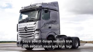 Mercedes Actros vs Scania R500 - DRAG RACE