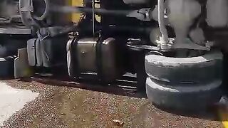 Middle East KSA accident truck ???? please