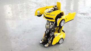 Yellow Bumblebee Transformer Toys