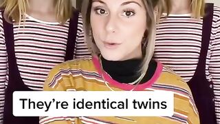 Twin sister cute girl