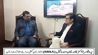Dr. Qadir Khan Mandokhail. Today the chairman committee expressed his views