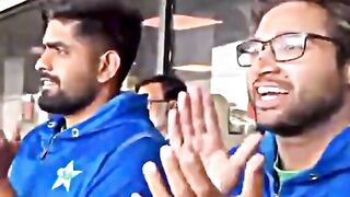 Imam and babar celebration on fakhar 100
