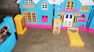 Unboxing barbie doll house, toys reviews,