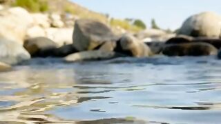 Video in the river.
