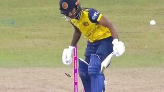 Matt Henry wicket on 1st ball pitham Nissanka out