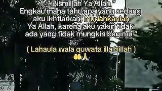 Engkau maha tahu apa yang sedang aku ikhtiarkan. Mudahkanlah ya Allah  Lahaula wala quata illabillah ????  #story #fypvira