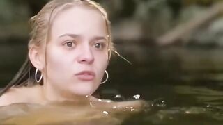 Without clothes in under water