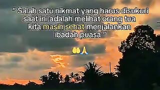 Nikmat yang harus di sukuri saat ini adalah melihat orang tua kita masih sehat menjalankan ibadah puasa ???????? #ramadhan #story #reelschallenge