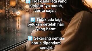 Dulu, seberat apa pun hidup terasa ringan karena ada tempat untuk bercerita.