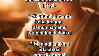 Orang tua tidak pernah benar-benar pergi.