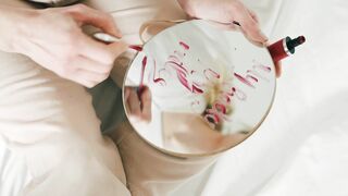 Woman Within - writing on mirror with lip tint | Trending HD Video