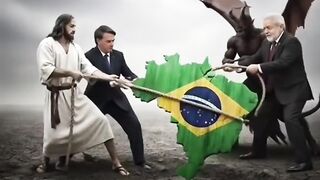 Demônio lula ladrão tentando destruir o brasil