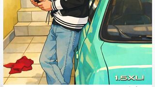 Pria kepala botak diduga melakukan aksi pencurian