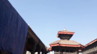 Travel Backpack - an ancient temple | Trending HD Video