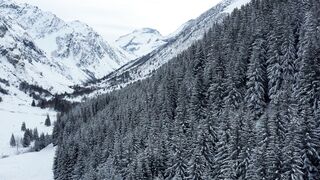 Winterhalter - drone footage of the snow covered mountains | Trending HD Video