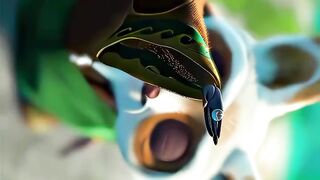 Beauty of kung fu panda