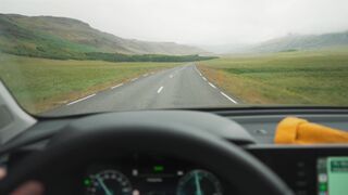 travelite - scenic road trip through misty countryside | Trending HD Video