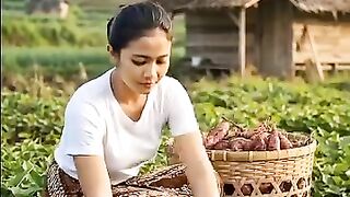 Menanam dan menikmati ubi jalar dari kebun sendiri????  #pedesaan #sudutalam #alamyangindah