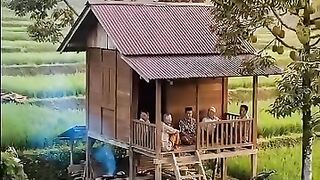 Suasana pedesaan dengan alam yang indah #pedesaan #sudutalam #alamyangindah