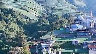 Masjid di lereng gunung sumbing