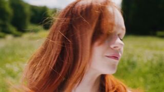 The Shy Snow Woman and the Cursed Ring - close up of a woman putting on a sun hat | Trending HD