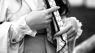 The Pioneer Woman - elegant black and white close up of hands | Trending HD Video