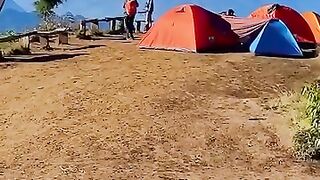 Sunrise camp Brau mountain