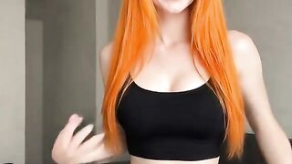 ginger redhead girl dance fyp