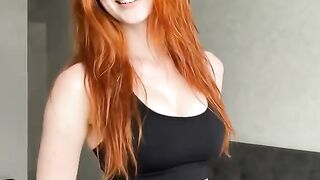ginger redhead dance fyp girl