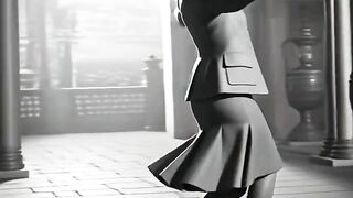 Ilsa Lund dances at a castle in Casablanca ai ilsalund dancing casablanca classy