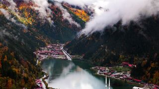 Travelpro - scenic aerial view of uzungol turkey | Trending HD Video