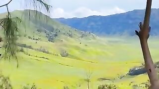 Keindahan padang sabana Bromo