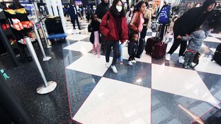 Travelon - people inside the airport | Trending HD Video