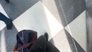 travelite - a person walking carrying a traveling bag | Trending HD Video