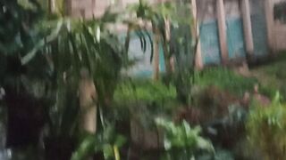 rain in the afternoon in my village