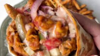 Chicken shawarma wrap ????