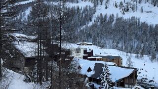 Winterhalter - scenic winter village view in french alps | Trending HD Video