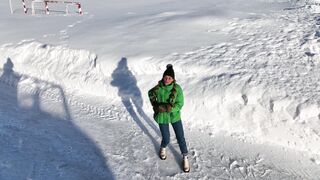 Woman Within - a woman dancing on snow covered ground | Trending HD Video