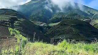 Wow‼️ternyata seperti ini pergerakan awan di gunung kalau di percepat
