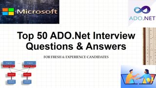 ADO.NET Interview Questions & Answers ⚡ |  @AliAzizQualityEducation ​