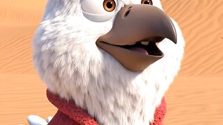 Thirsty white crow in desert #thirsty #water