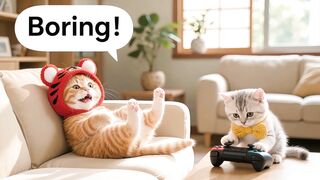 A Little White Nurse Came to the House! ???????? #cat #kucing #cute #funny