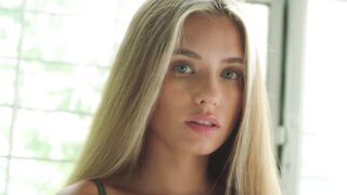 The Pioneer Woman - close up of a pretty woman brushing her hair | Trending HD Video