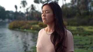 Woman Within - stressed woman walking at a park | Trending HD Video