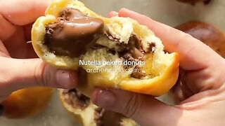 Nutella  baked donuts posting recipe later