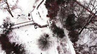 Winter Coat - a snow covered river and park | Trending HD Video