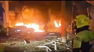 Quartier de Tel Aviv vise par les missiles Iraniens