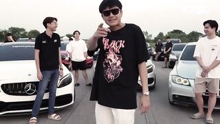 Cookie's Toyota Fortuner 1KD with turbocharger vs. Subaru BRZ vs. BMW 325i Drag Race